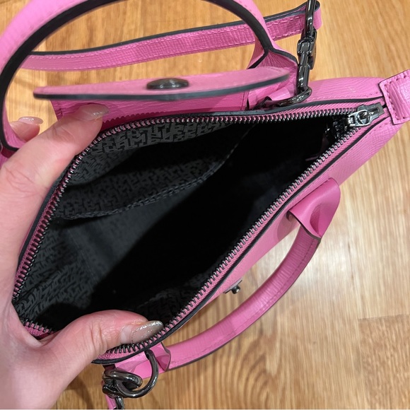 LONGCHAMP Le Pliage Cuir Small Leather Satchel Crossbody bag - Picture 7 of 10